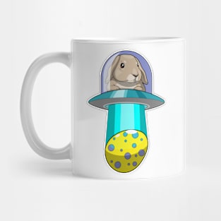 Rabbit Easter Easter egg Spaceship Mug